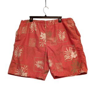 Rio by Merrill & Forbes Men's Swim Trunks shorts Side Pockets Tropical  Size XL